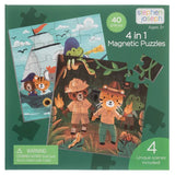 4 In 1 Magnetic Puzzle Book - Adventure Toys Stephen Joseph