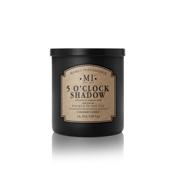 5 O'clock Shadow 16.5 oz Candle Candles Colonial Candle