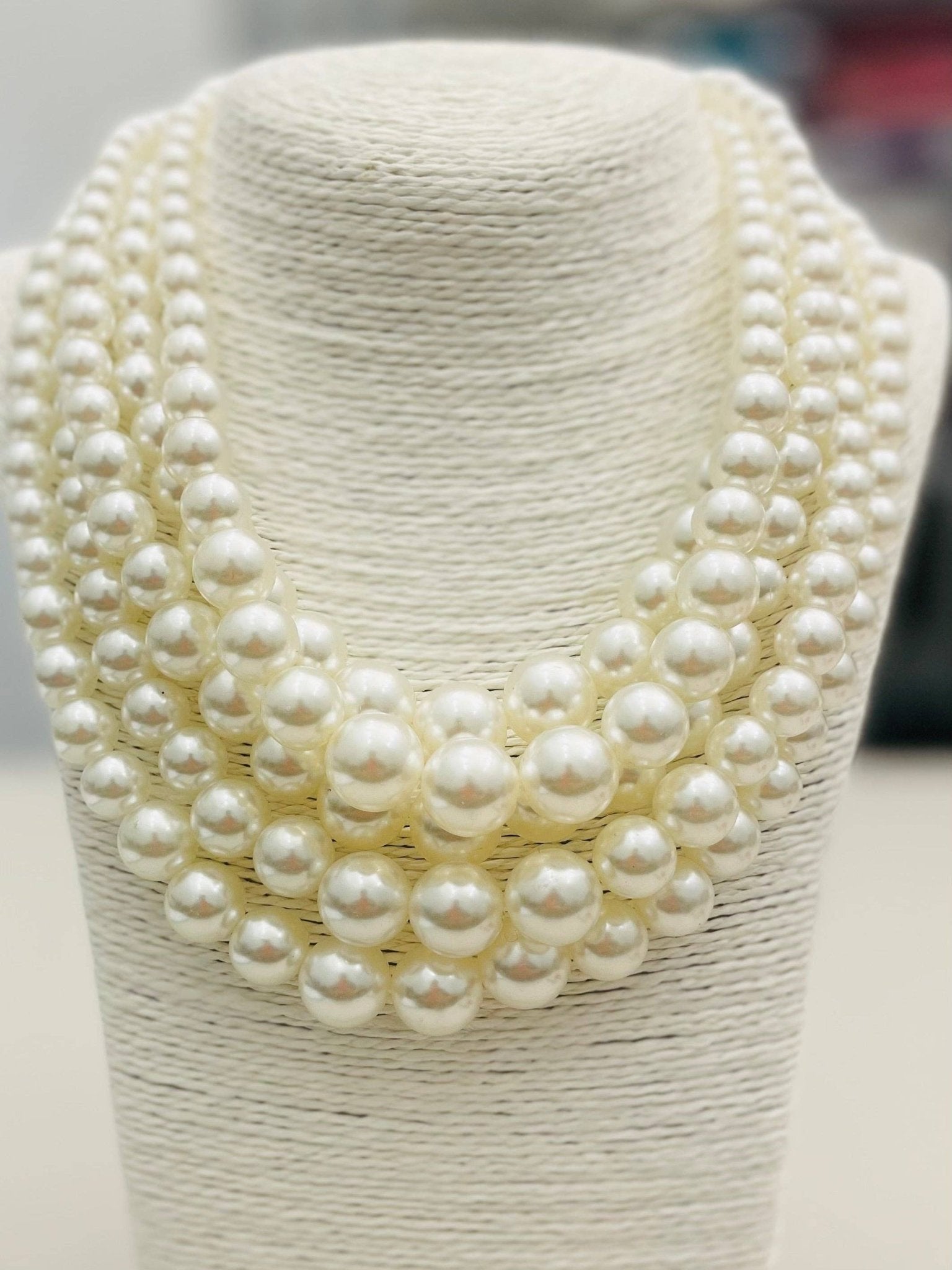 5-Strand Pearl Necklace Necklaces TWO FORTY TWO
