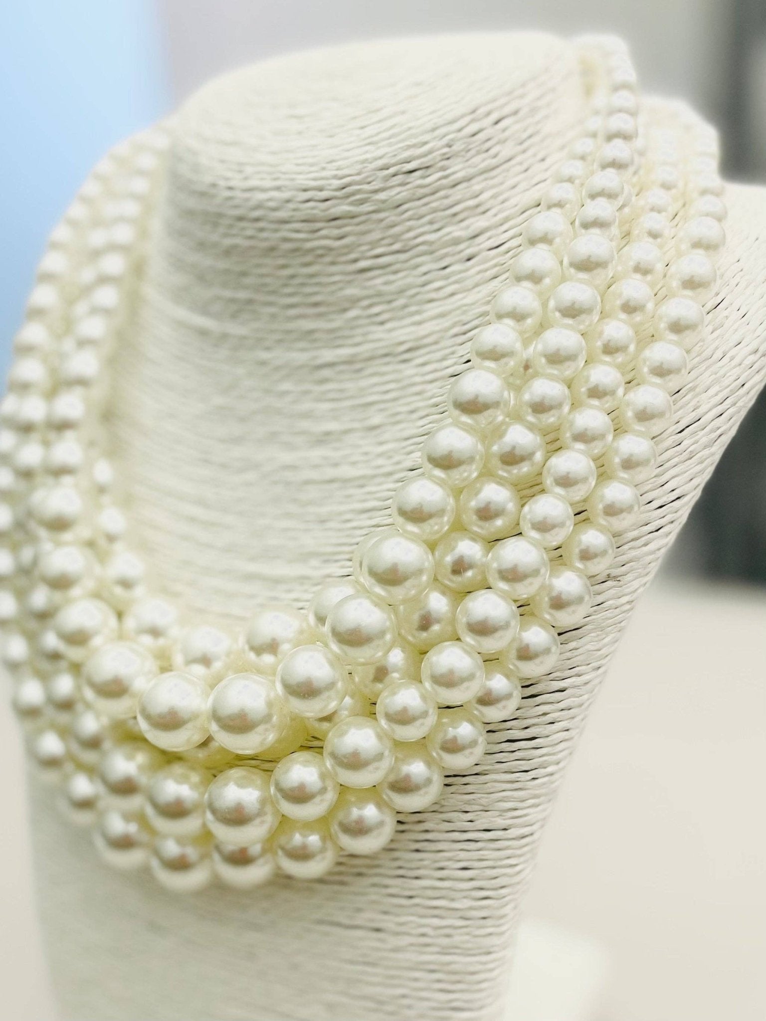5-Strand Pearl Necklace Necklaces TWO FORTY TWO