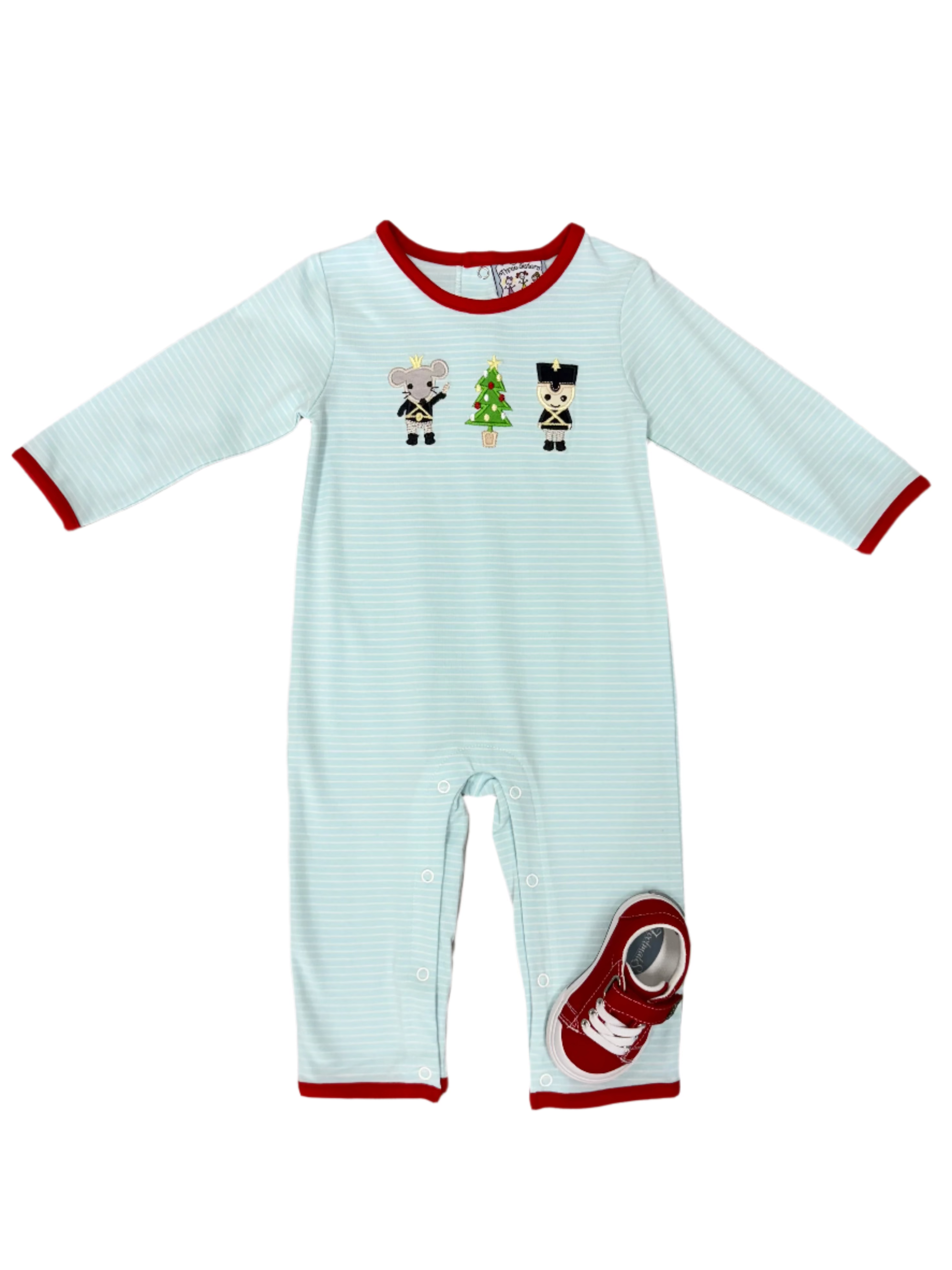 Nutcracker Boys Romper Boys Bubbles + Rompers Three Sisters