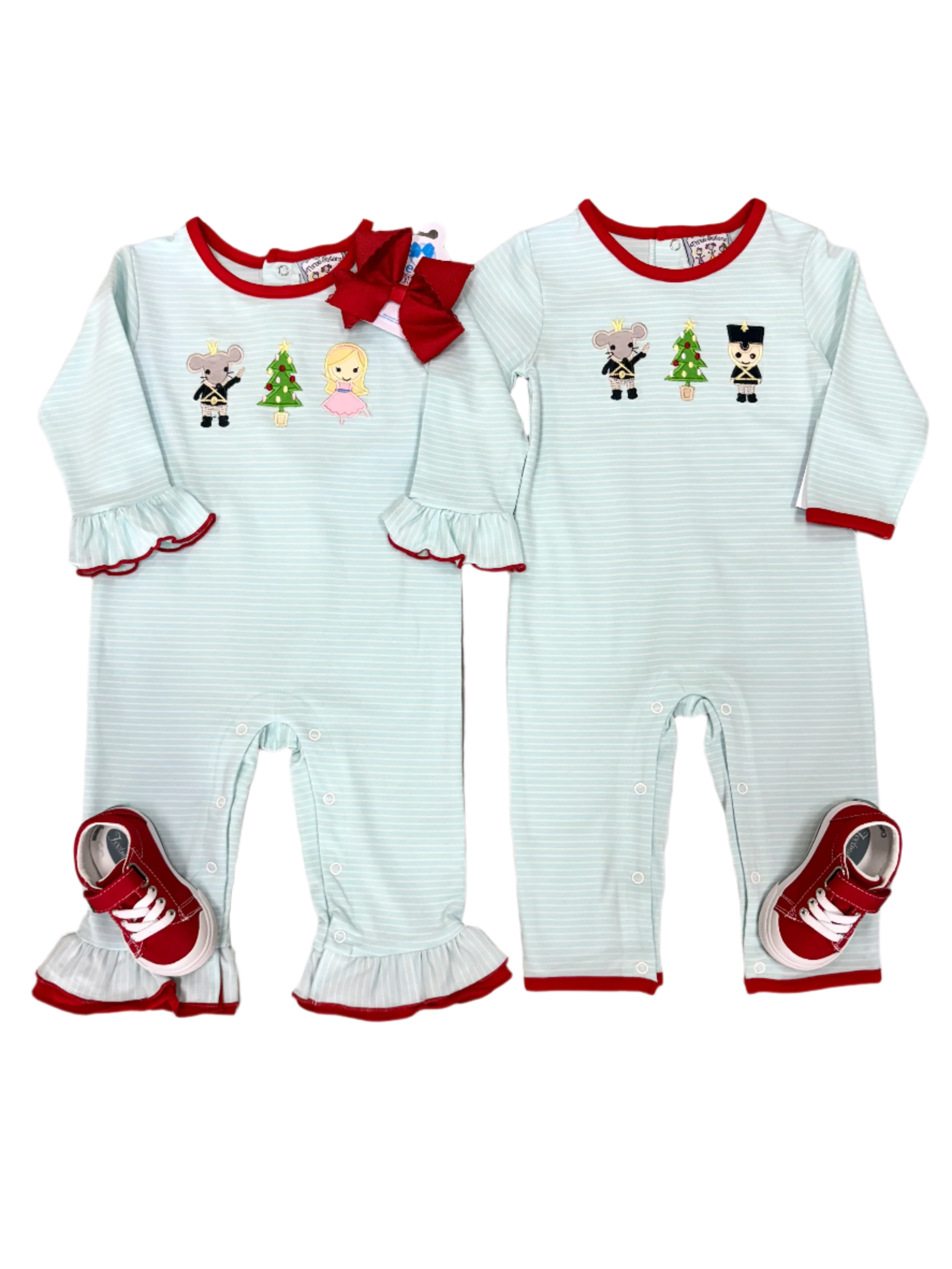 Nutcracker Boys Romper Boys Bubbles + Rompers Three Sisters