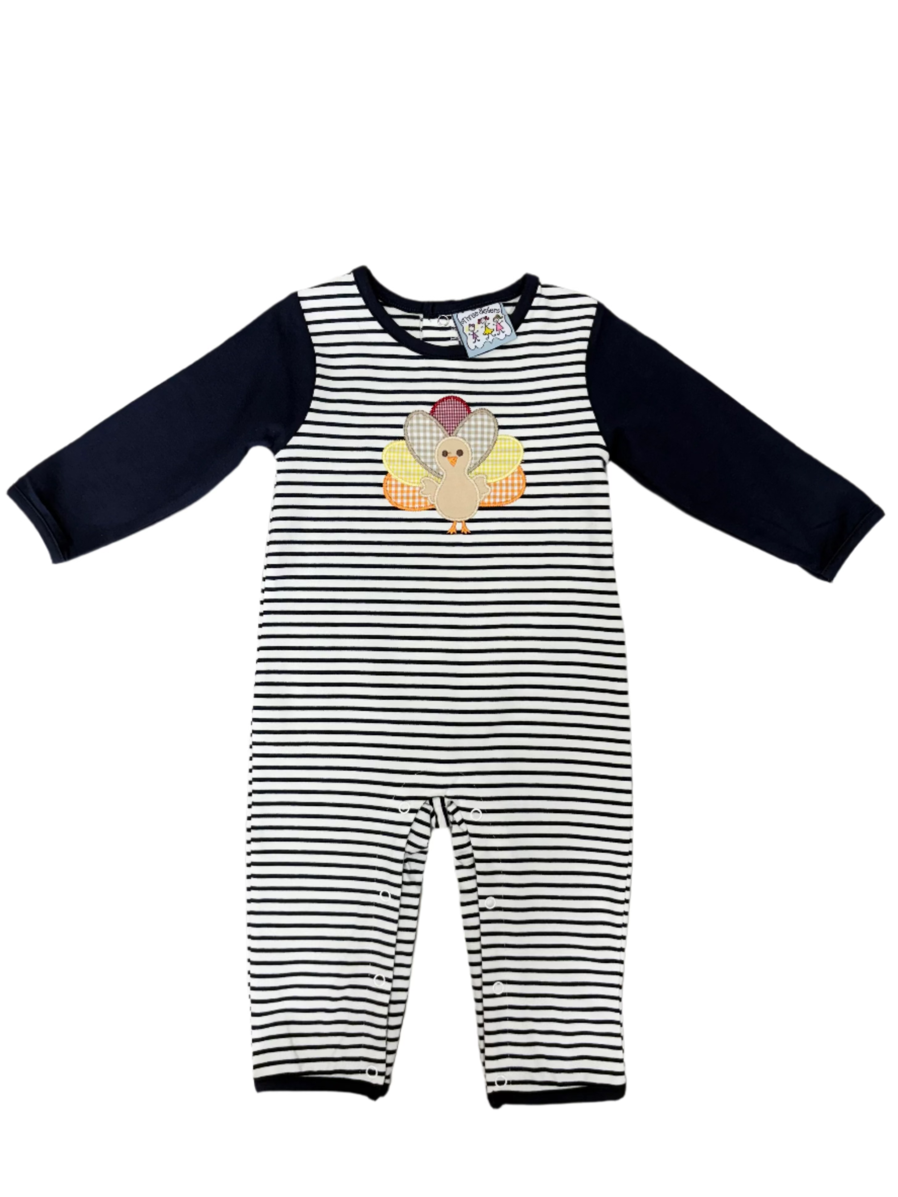 Turkey Boys Romper Boys Bubbles + Rompers Three Sisters