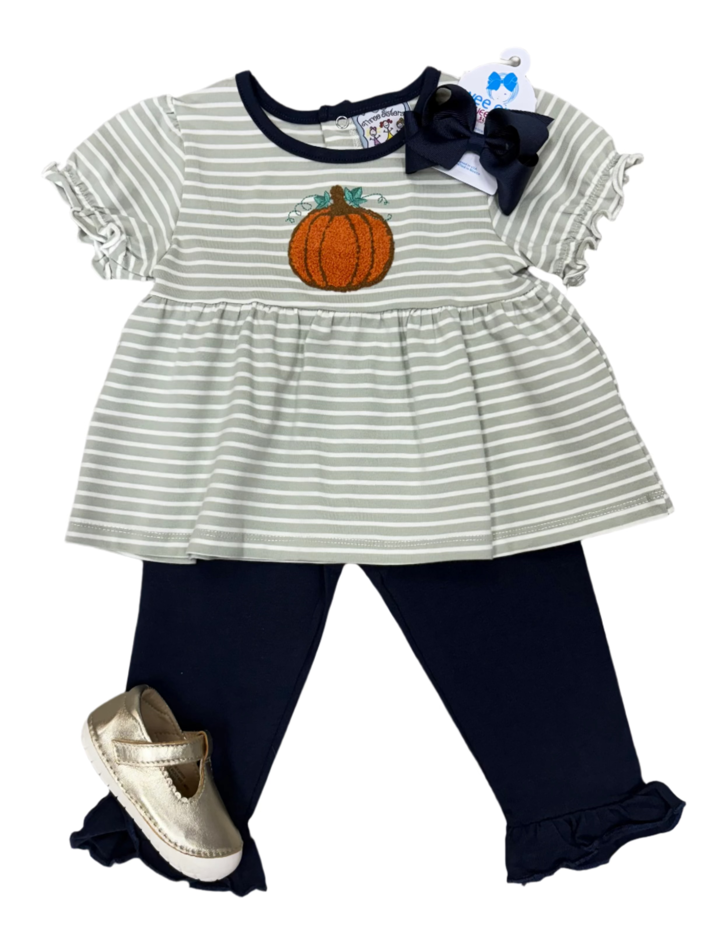 Pumpkin Girls Legging Set Girls Sets Three Sisters