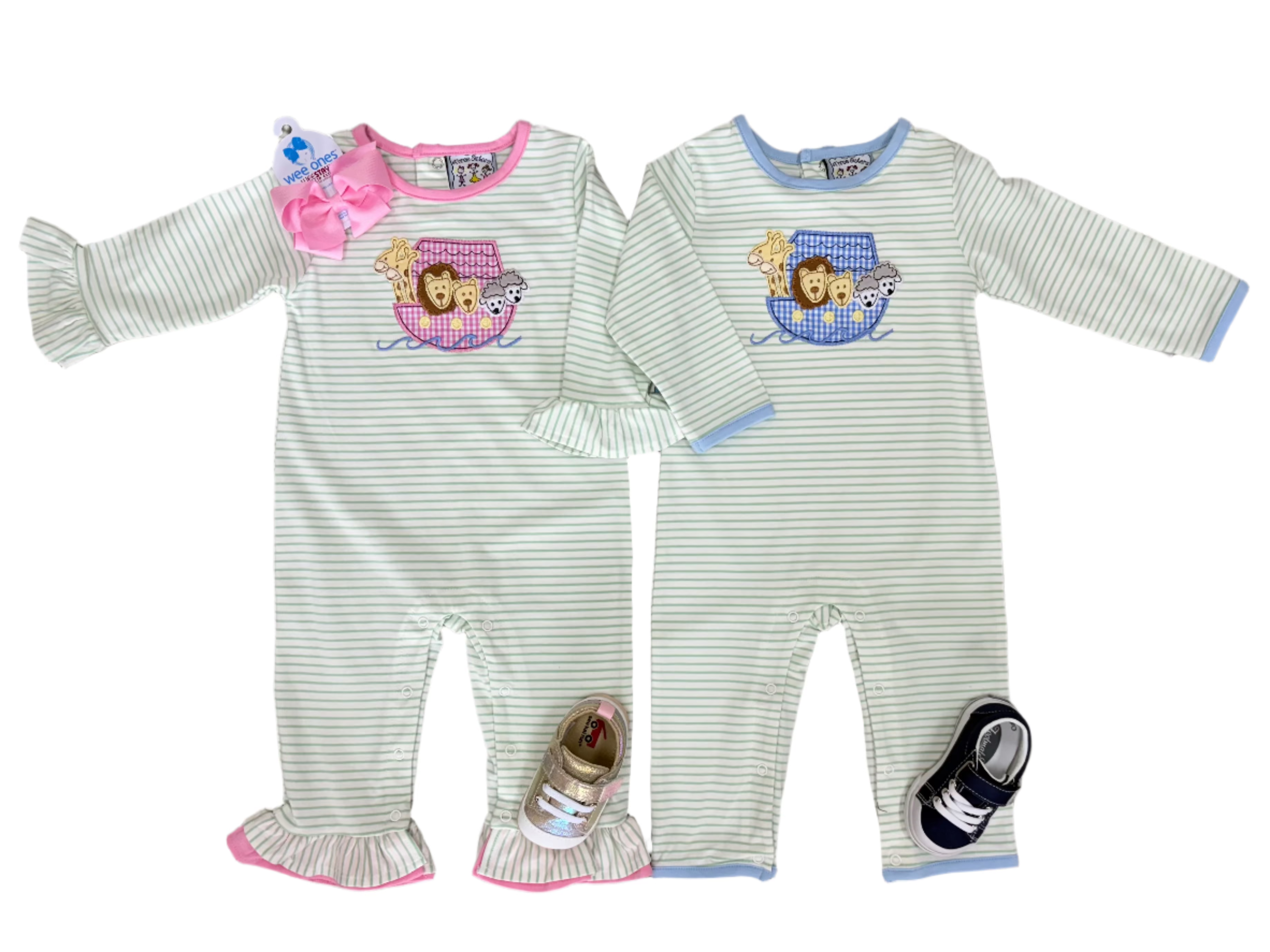 Noah's Ark Girls Romper Girls Bubbles + Rompers Three Sisters
