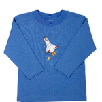 Boys Space Shuttle L/S Tee - Chambray Boys Shirts + Polos Luigi
