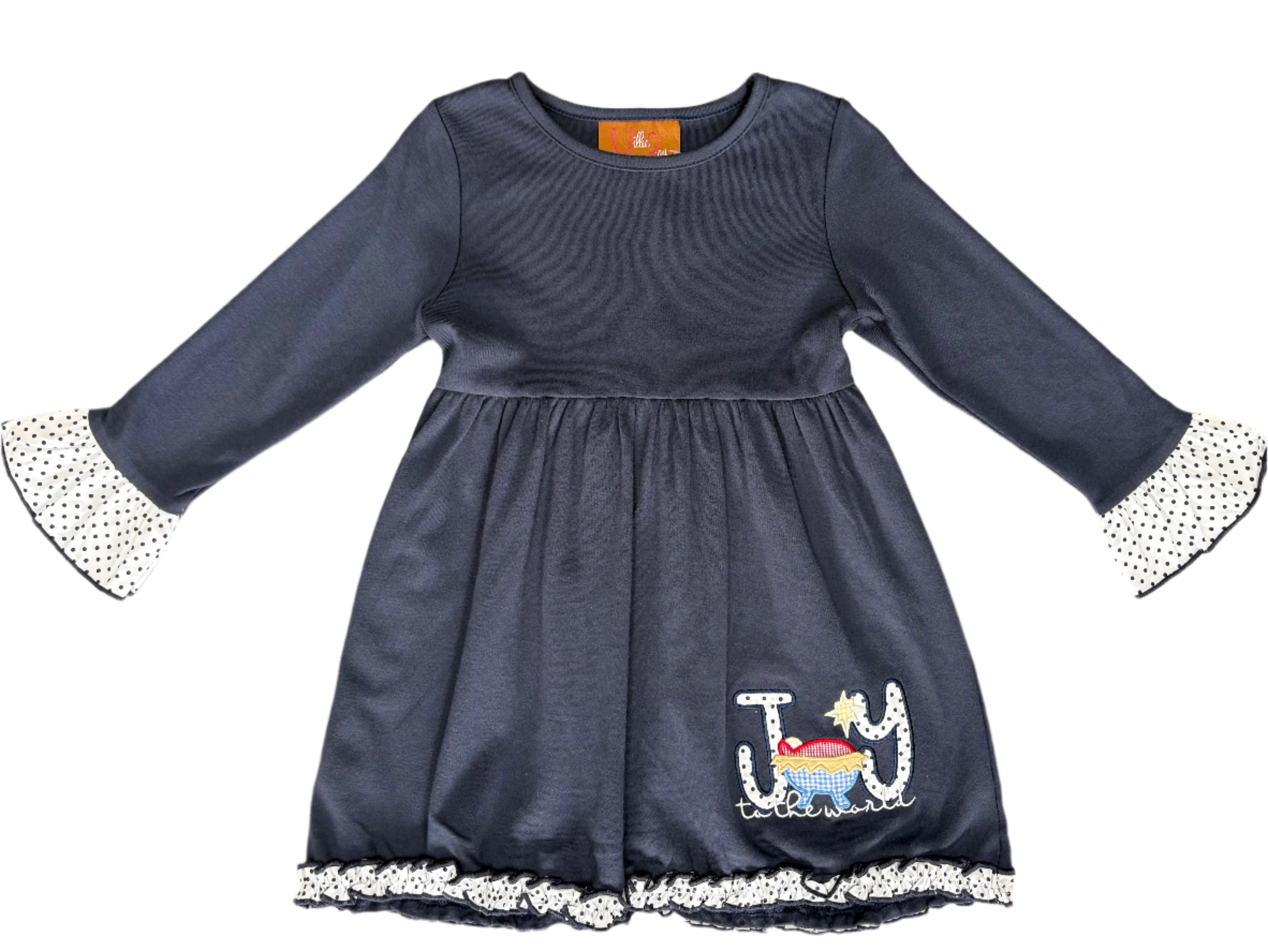 Joy to the World L/S Dress Girls Occasion Dresses Millie Jay