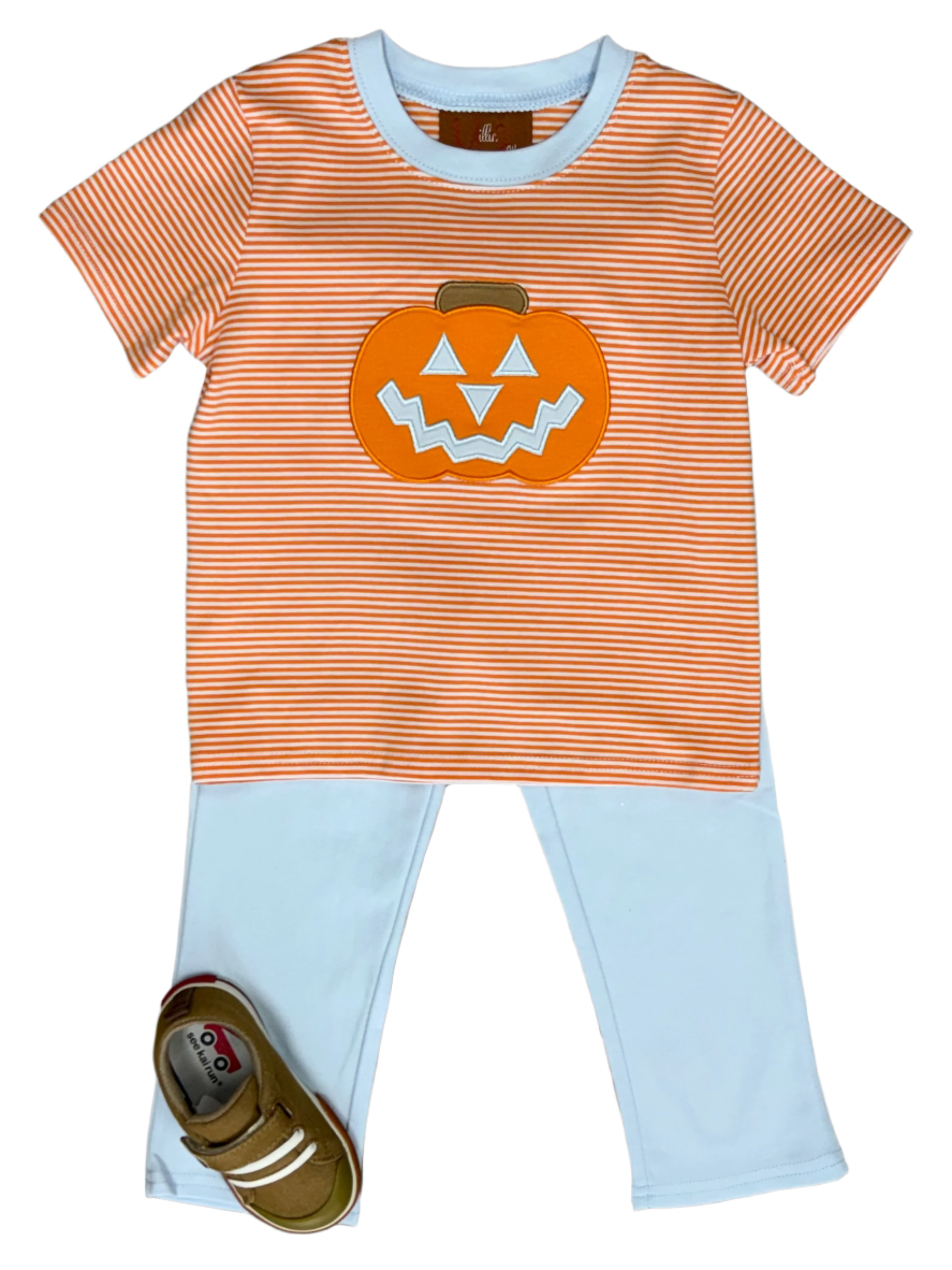 Jack-O-Lantern Boys Pant Set Boys Sets Millie Jay