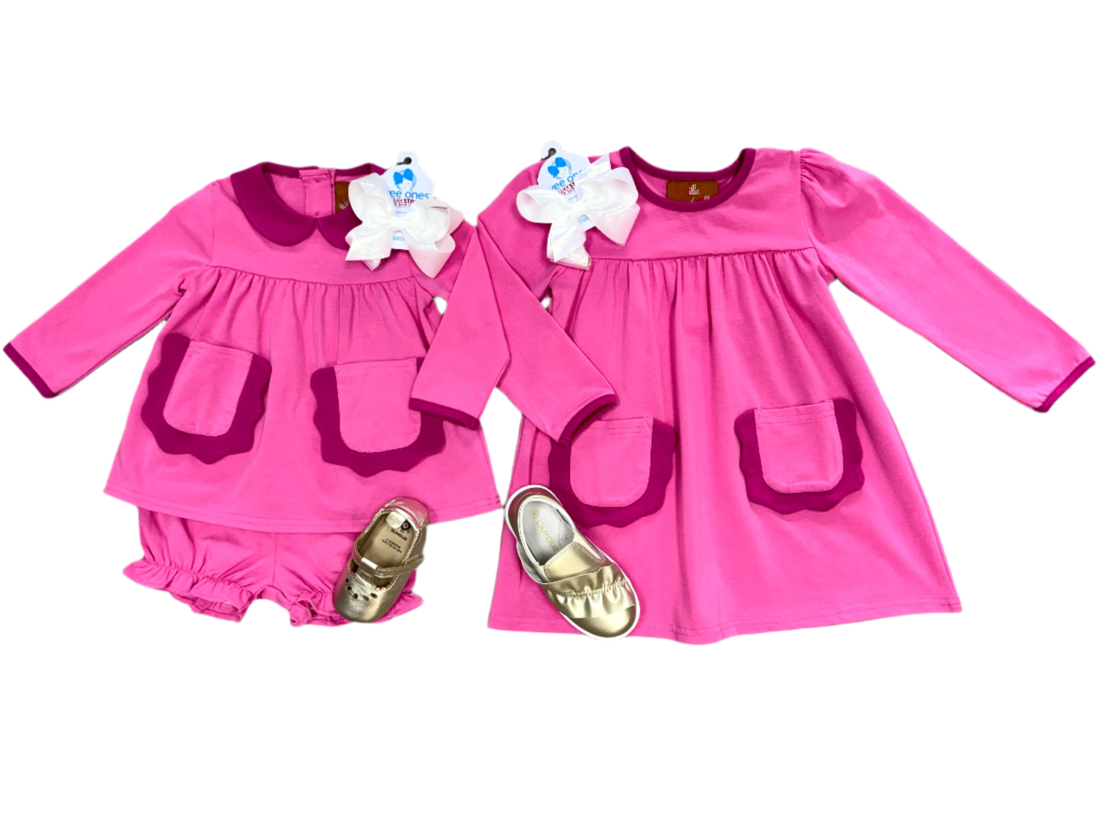 Izzie Dress - Pink Girls Play Dresses Millie Jay