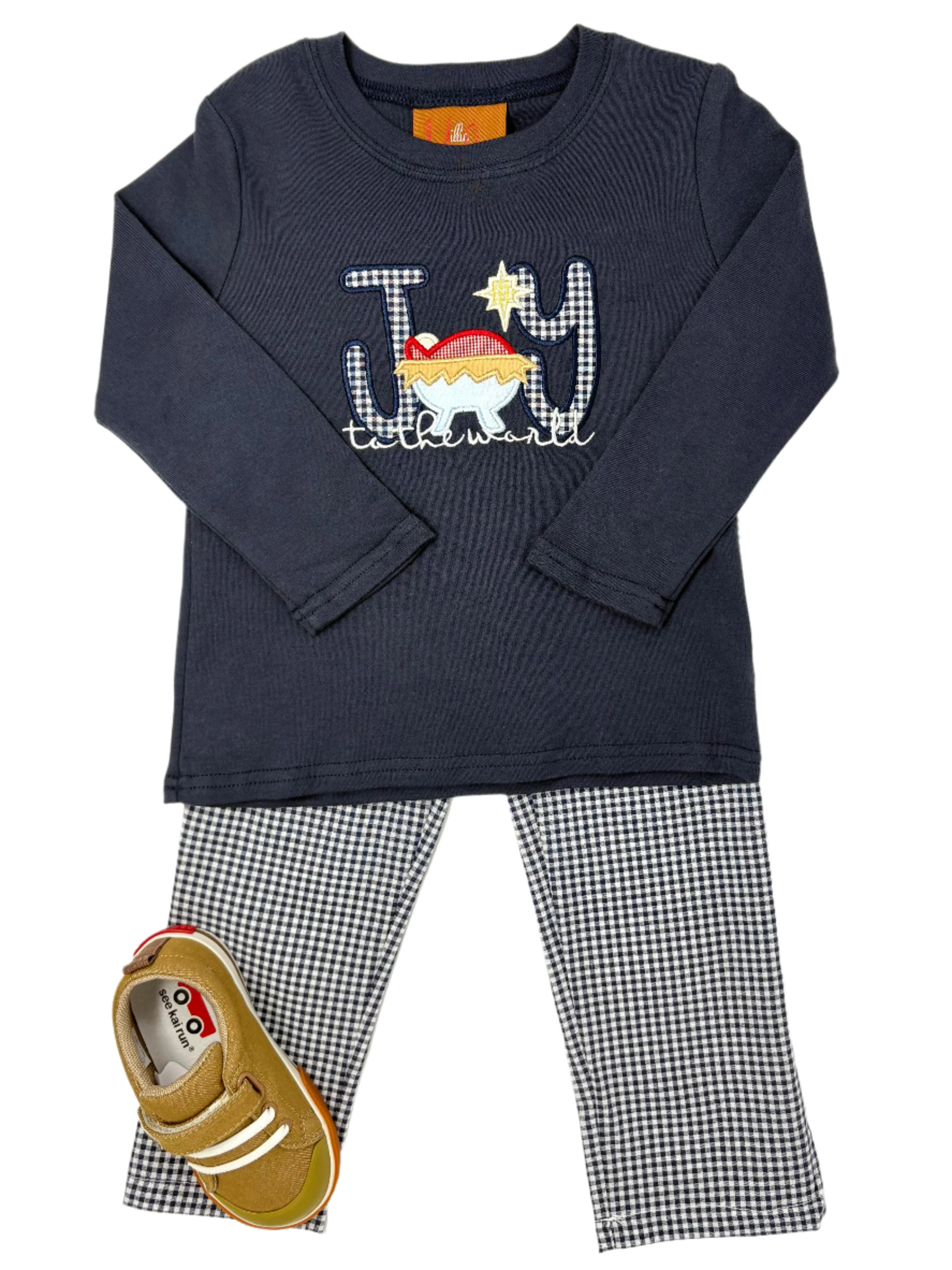 Joy to the World Boys Pant Set Boys Sets Millie Jay