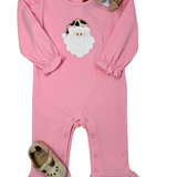 Ho Ho Ho Applique Girls Romper Girls Bubbles + Rompers Millie Jay