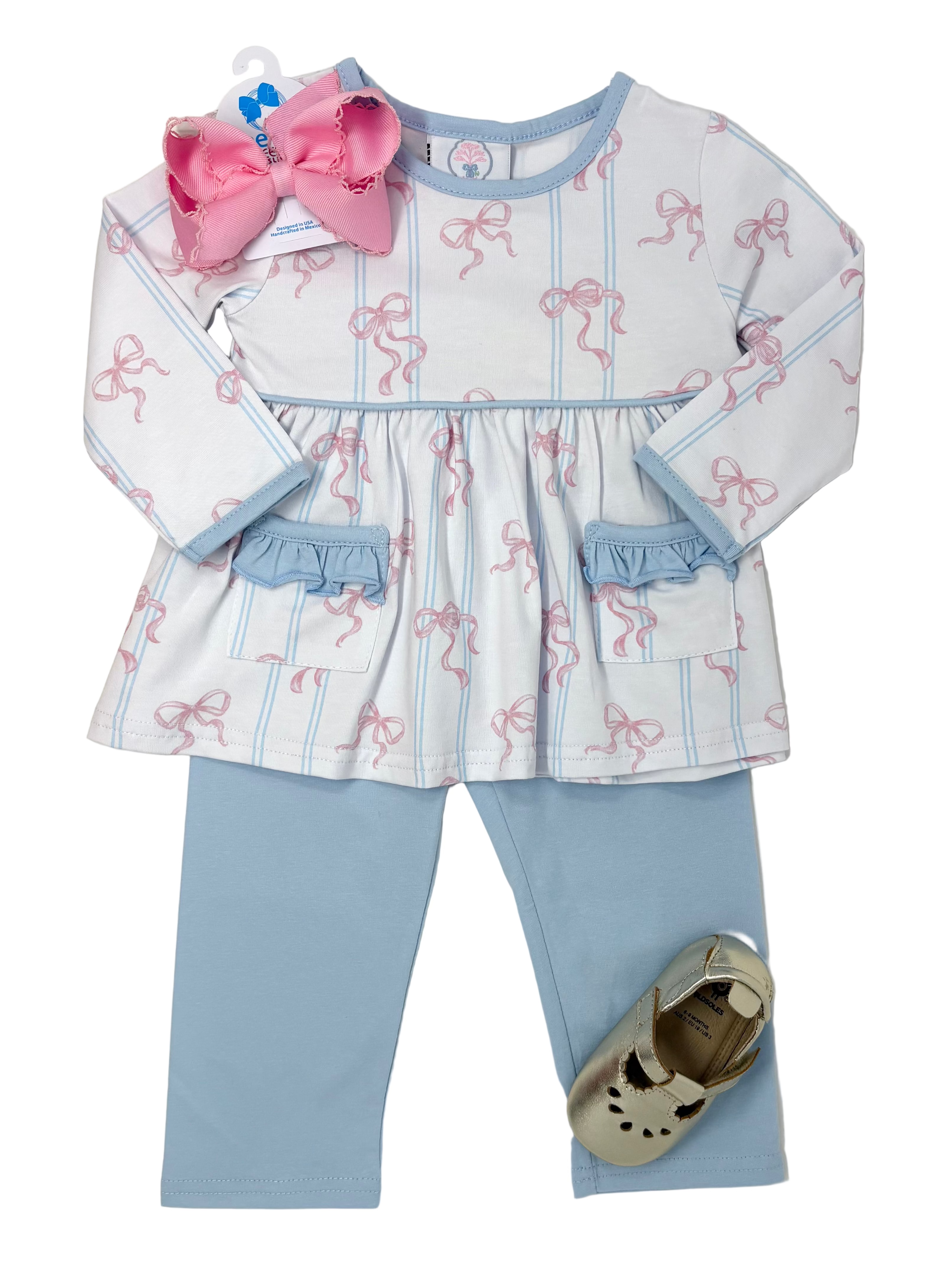 Bowtiful Girls Londyn Legging Set Girls Sets Cypress Row
