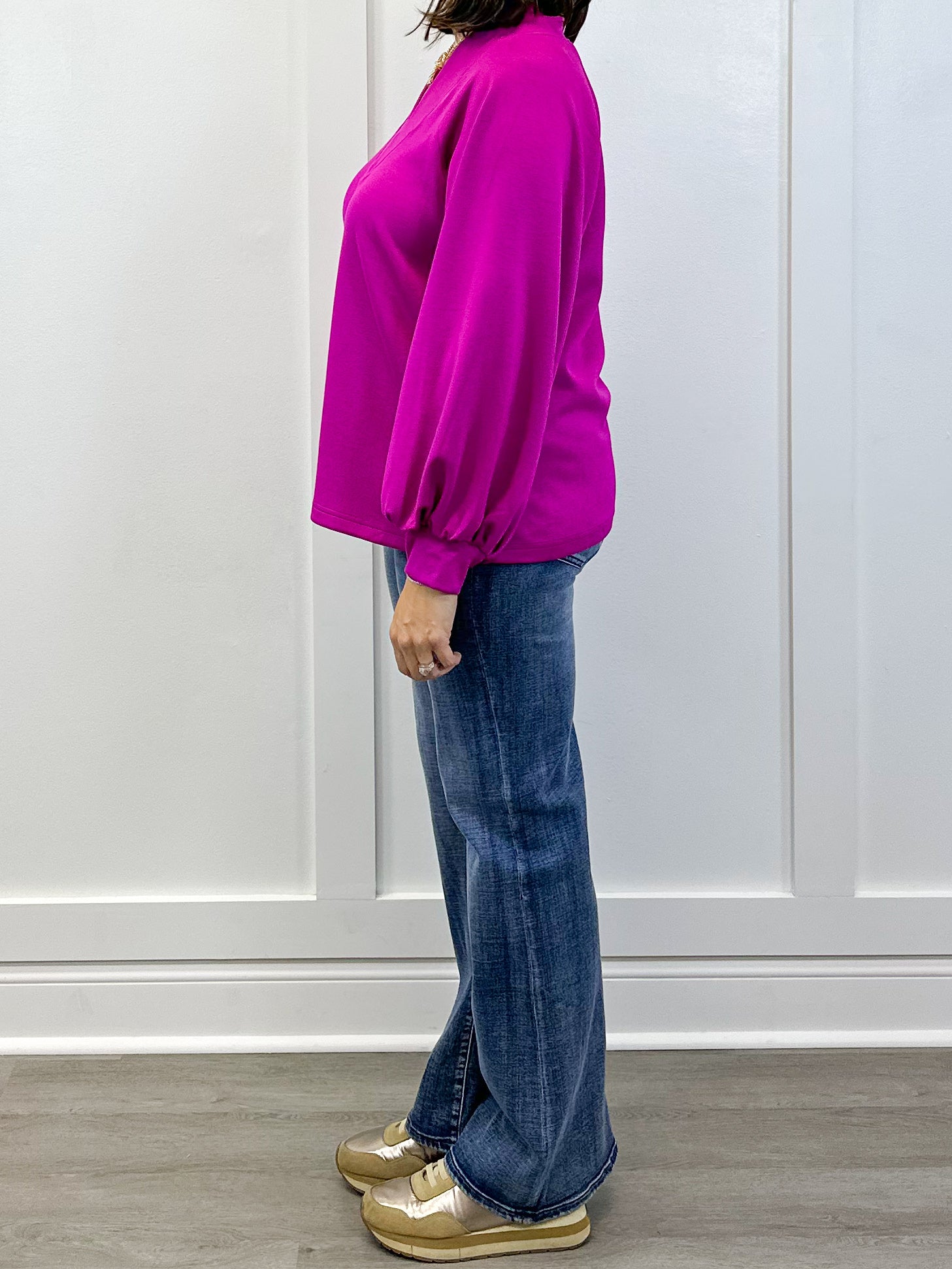 Magenta Muse Top Tops Jodifl
