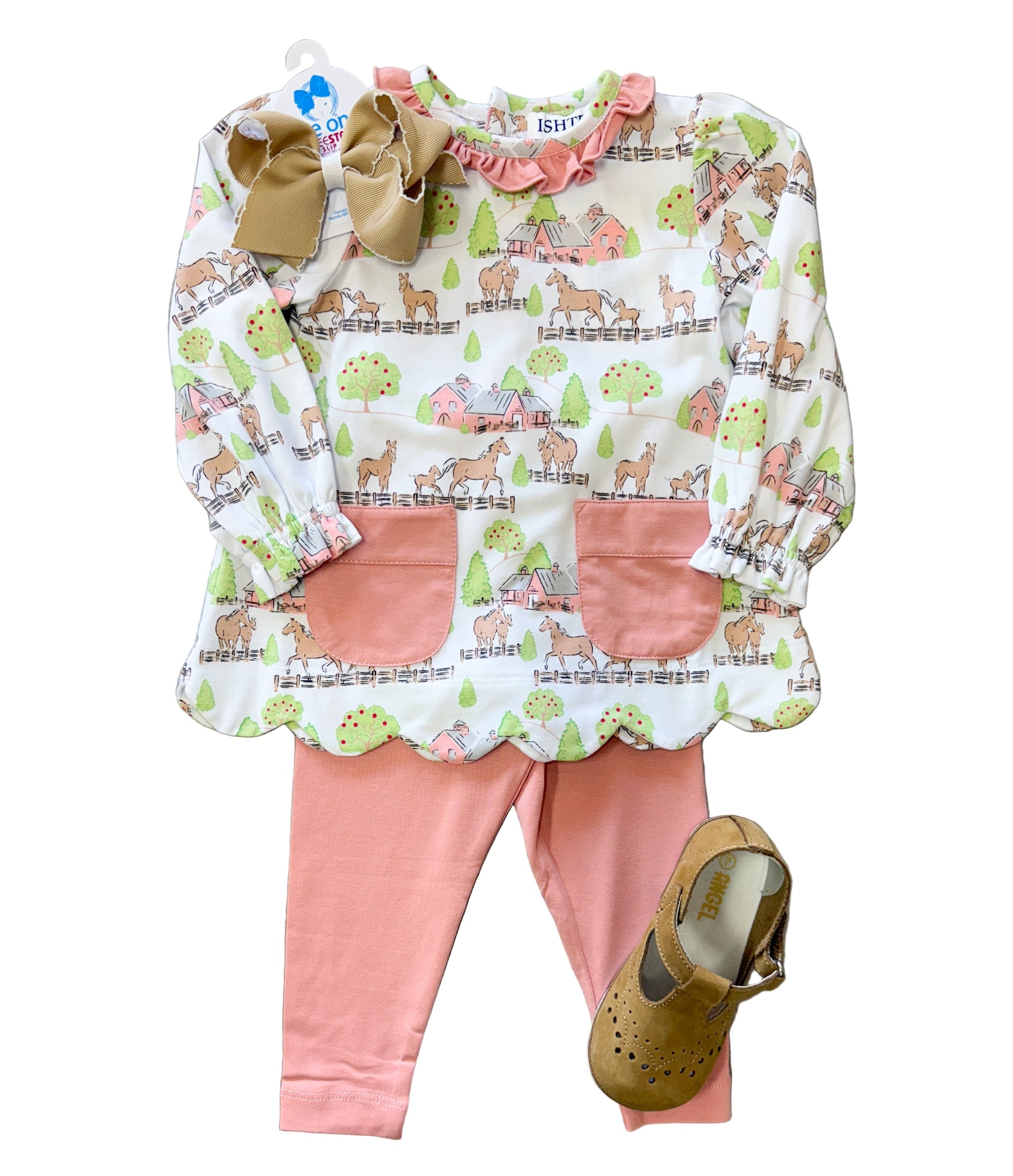 Horse & Foal Leggings Set Girls Sets Ishtex