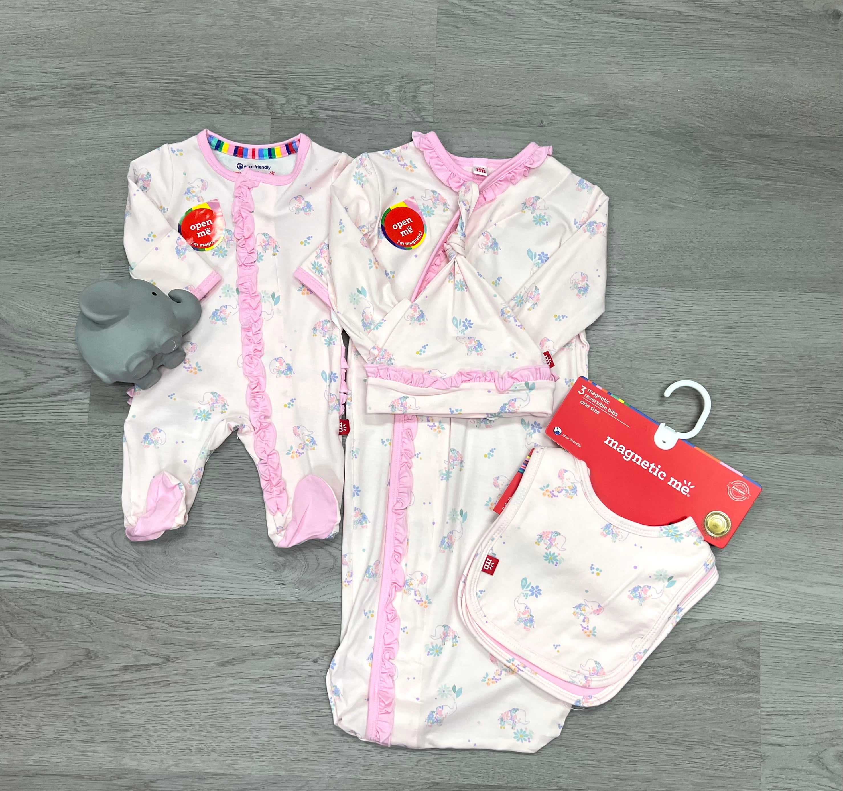 Forget Me Not Modal Magnetic Footie Baby Sleepwear Magnetic Me