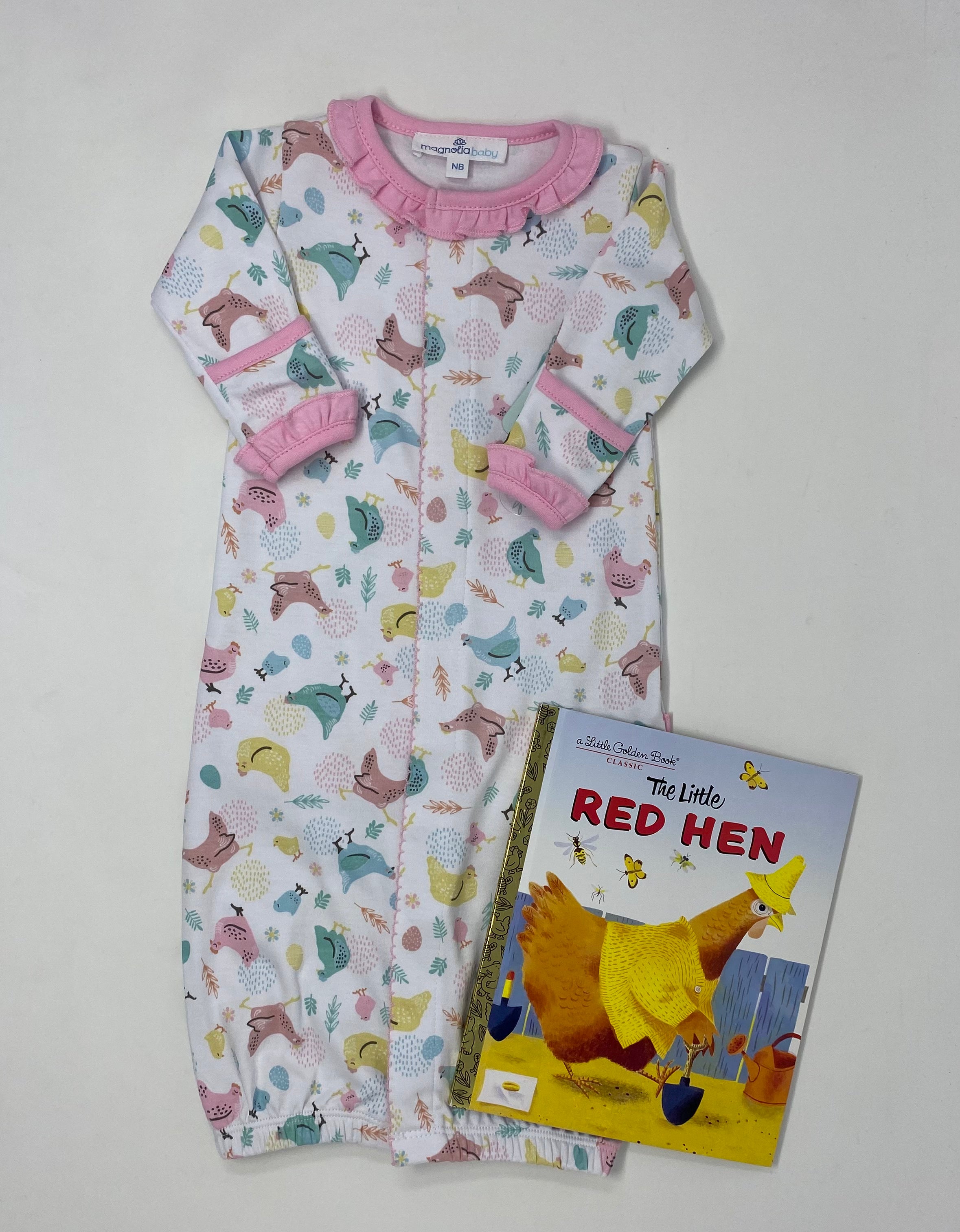 Chickadees Printed Ruffle Converter Baby Sleepwear Magnolia Baby