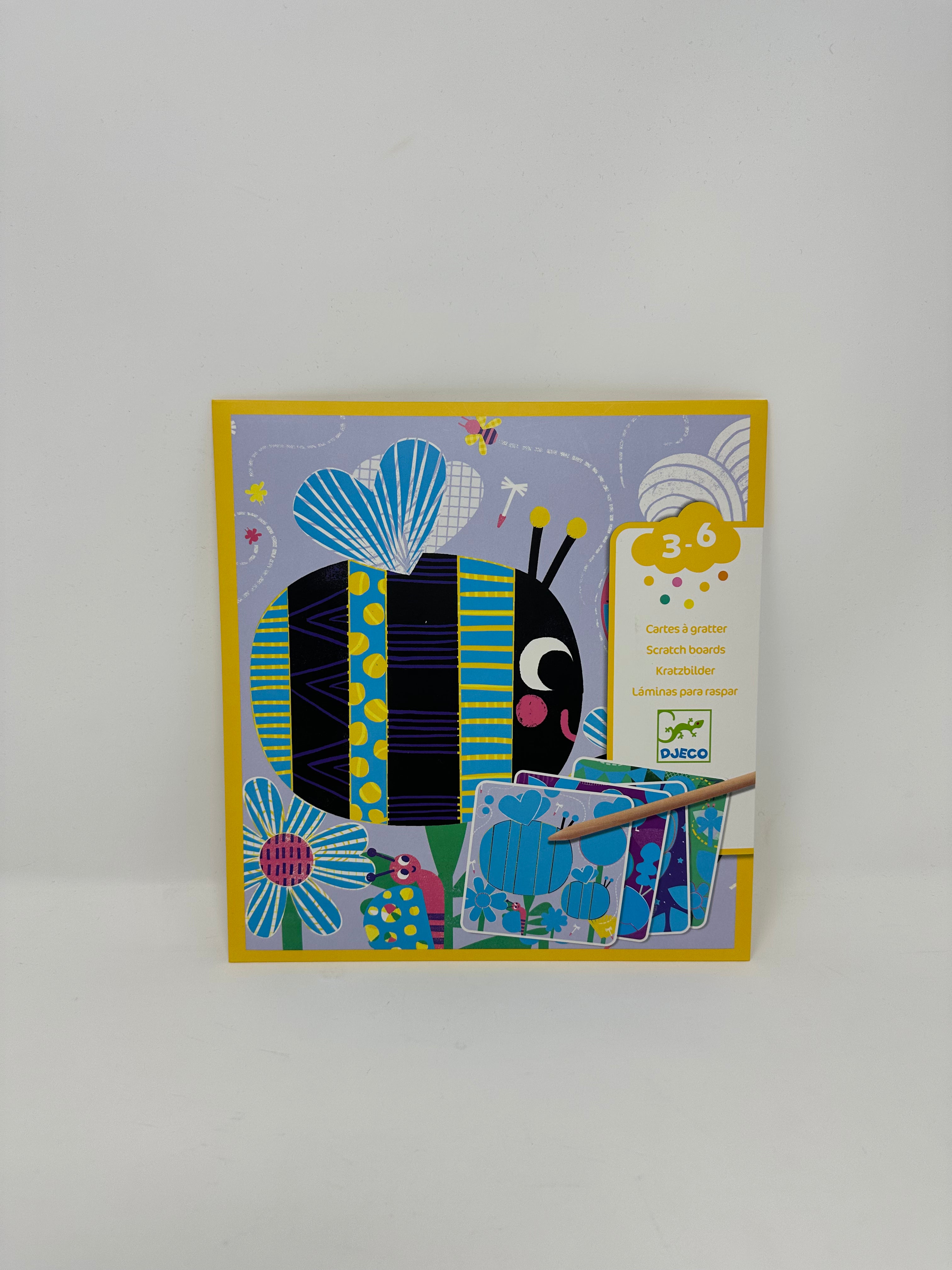 PG Scratch Card Bugs Toys DJECO