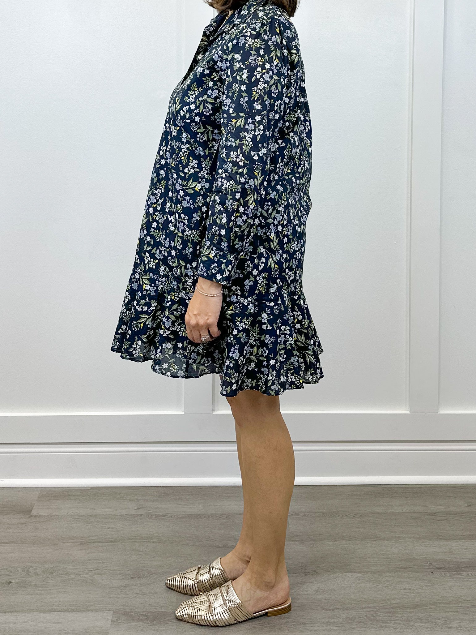 Iris Dress - Floral Short Dresses Duffield Lane