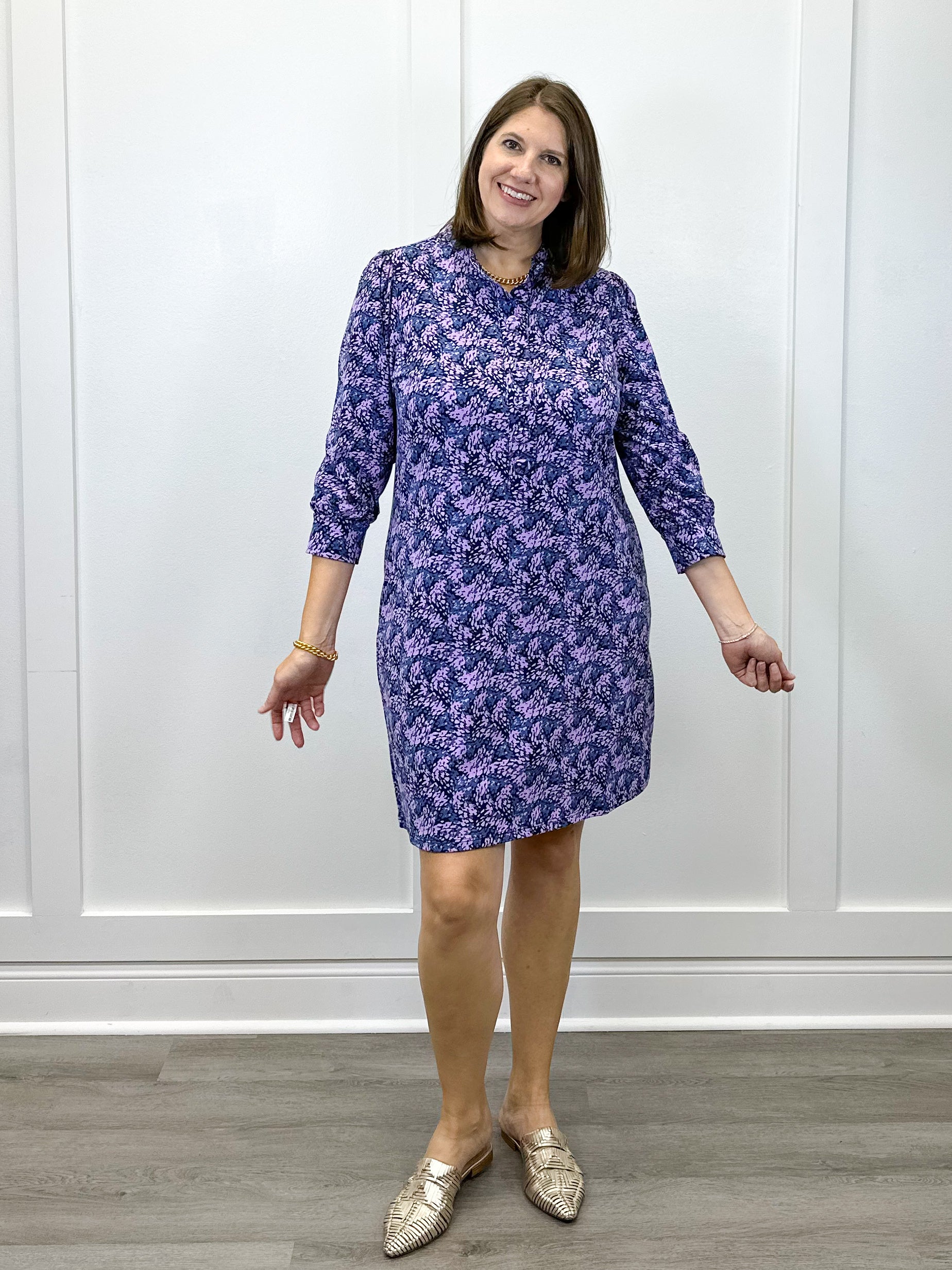 Ruth Dress - Moonlit Lavender Short Dresses Duffield Lane