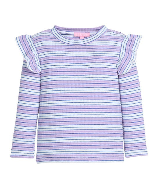 Sadie Top - Concord Stripe Girls Tops + Tees Bisby