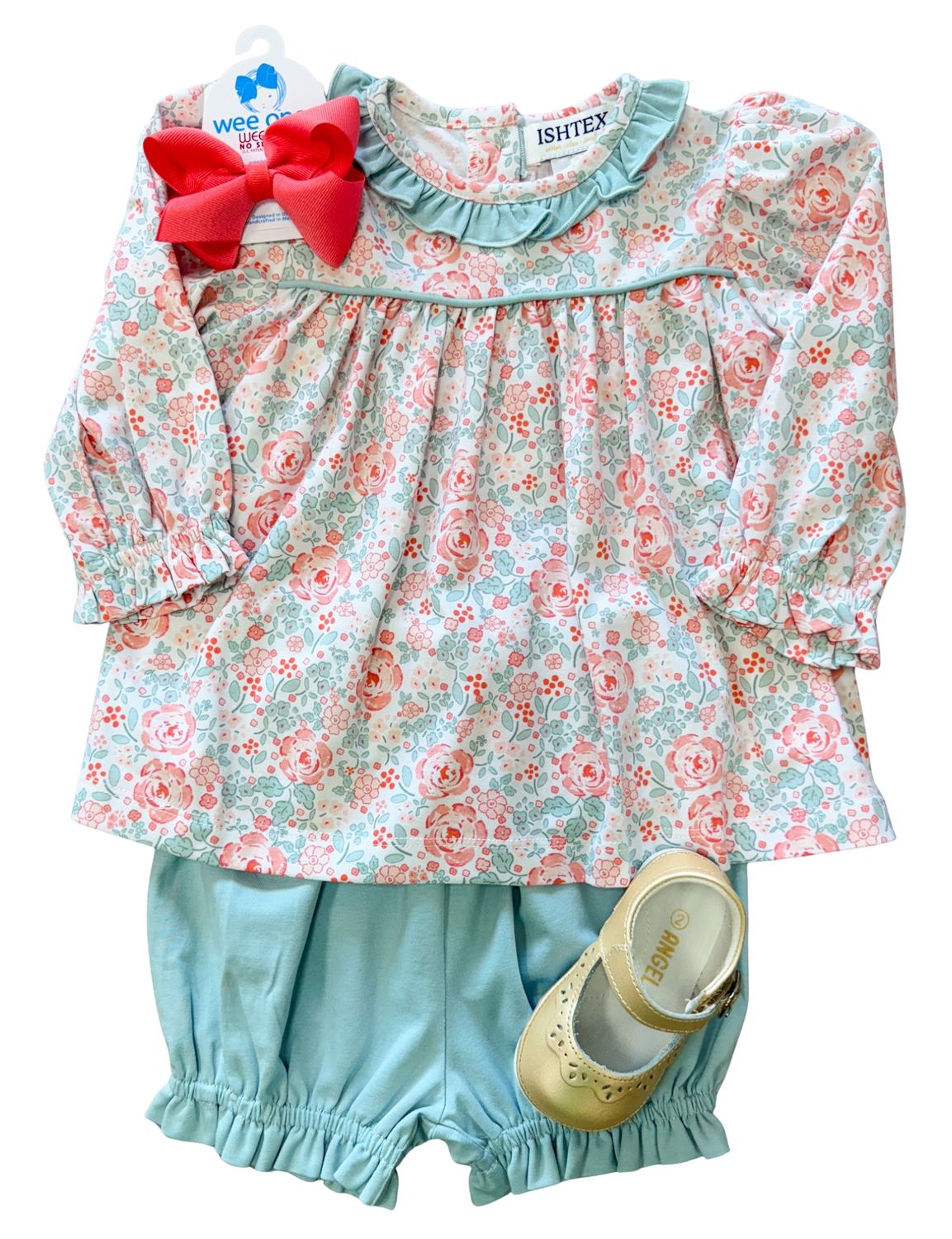 Shallot Rose Bloomers Set Girls Sets Ishtex