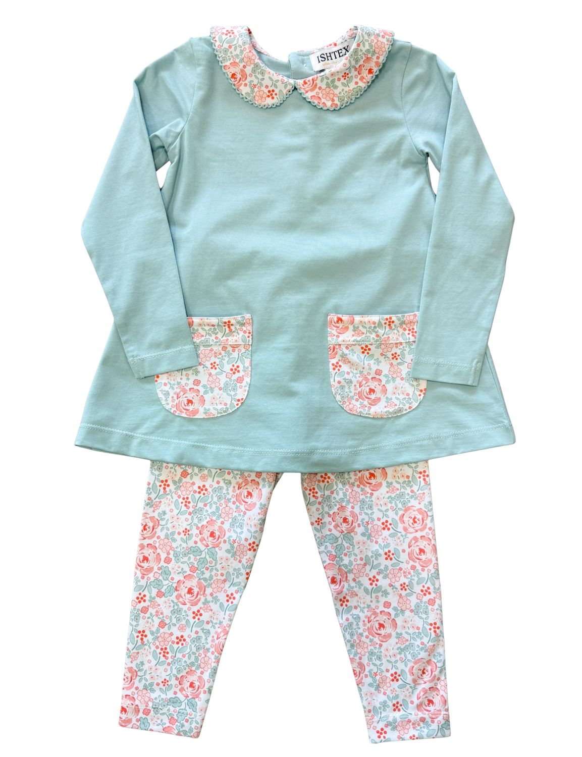 Shallot Rose Tunic Set Girls Sets Ishtex