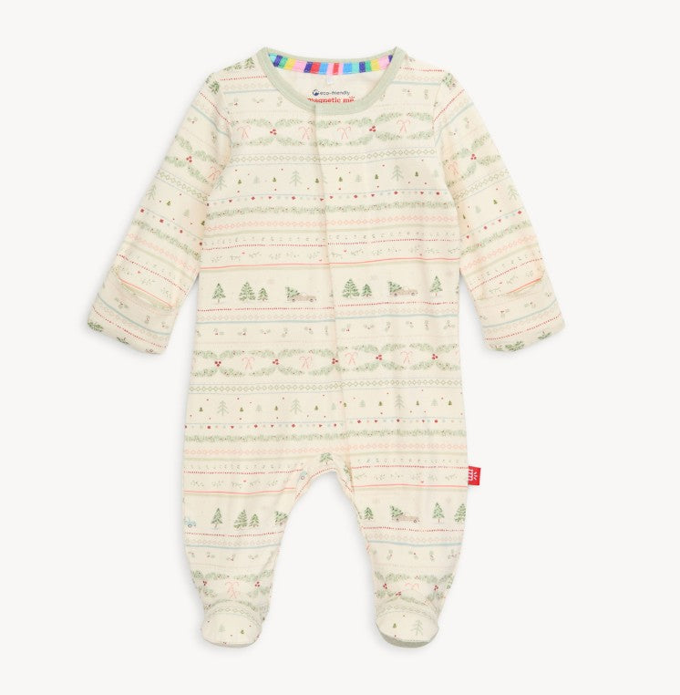 Time of Wonder Footie Baby Sleepwear Magnetic Me