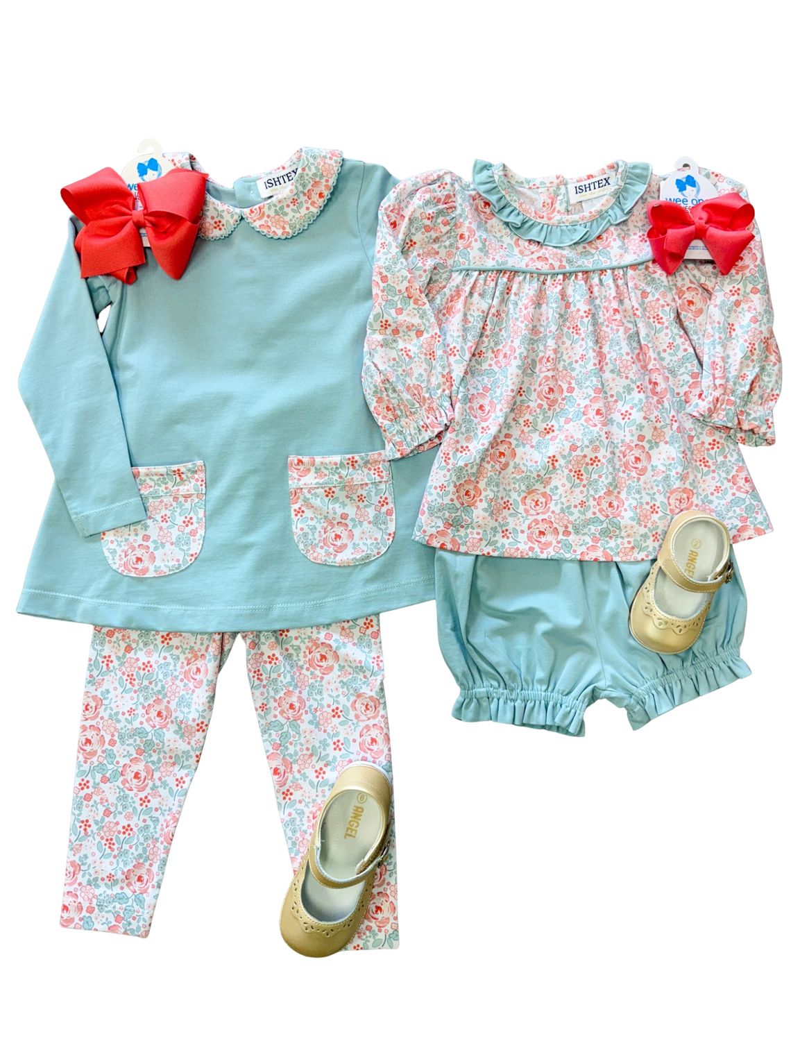 Shallot Rose Bloomers Set Girls Sets Ishtex