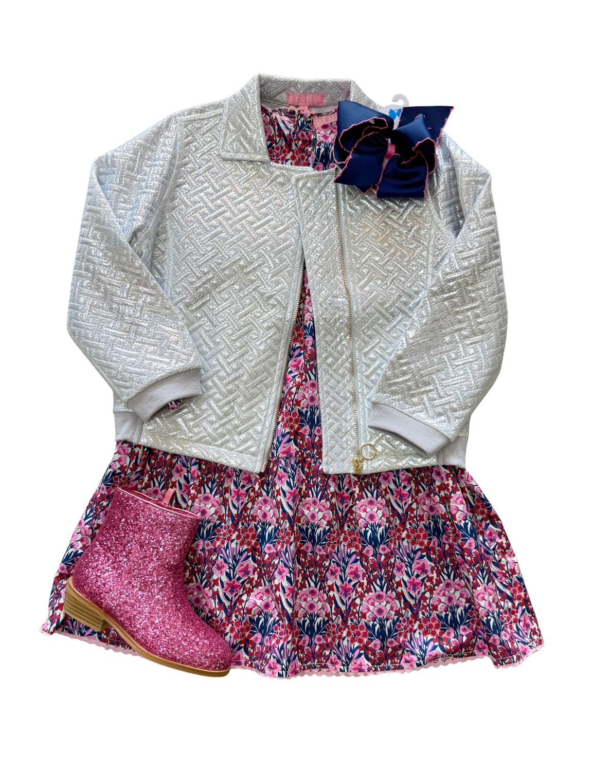 Positano Dress - Foxcroft Winter Floral Girls Play Dresses Bisby