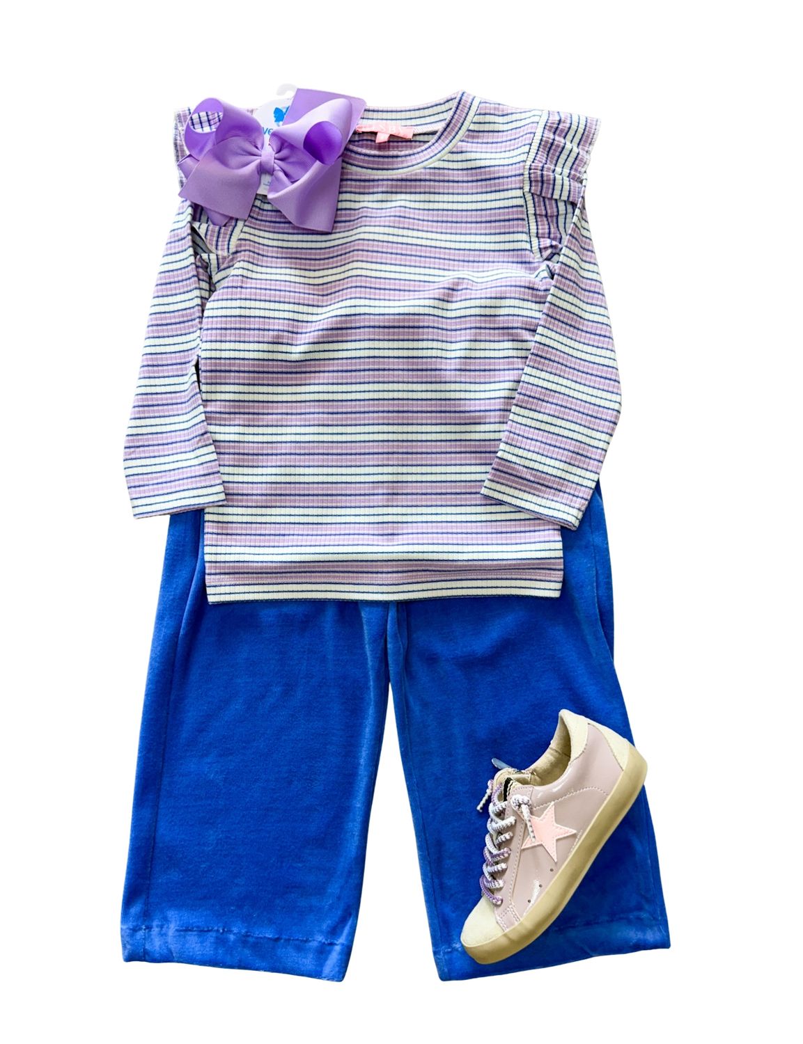 Sadie Top - Concord Stripe Girls Tops + Tees Bisby