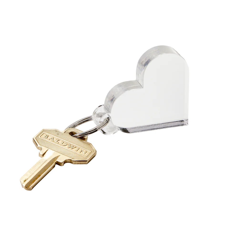 Acrylic Key Chain - Heart Key Rings O-Venture