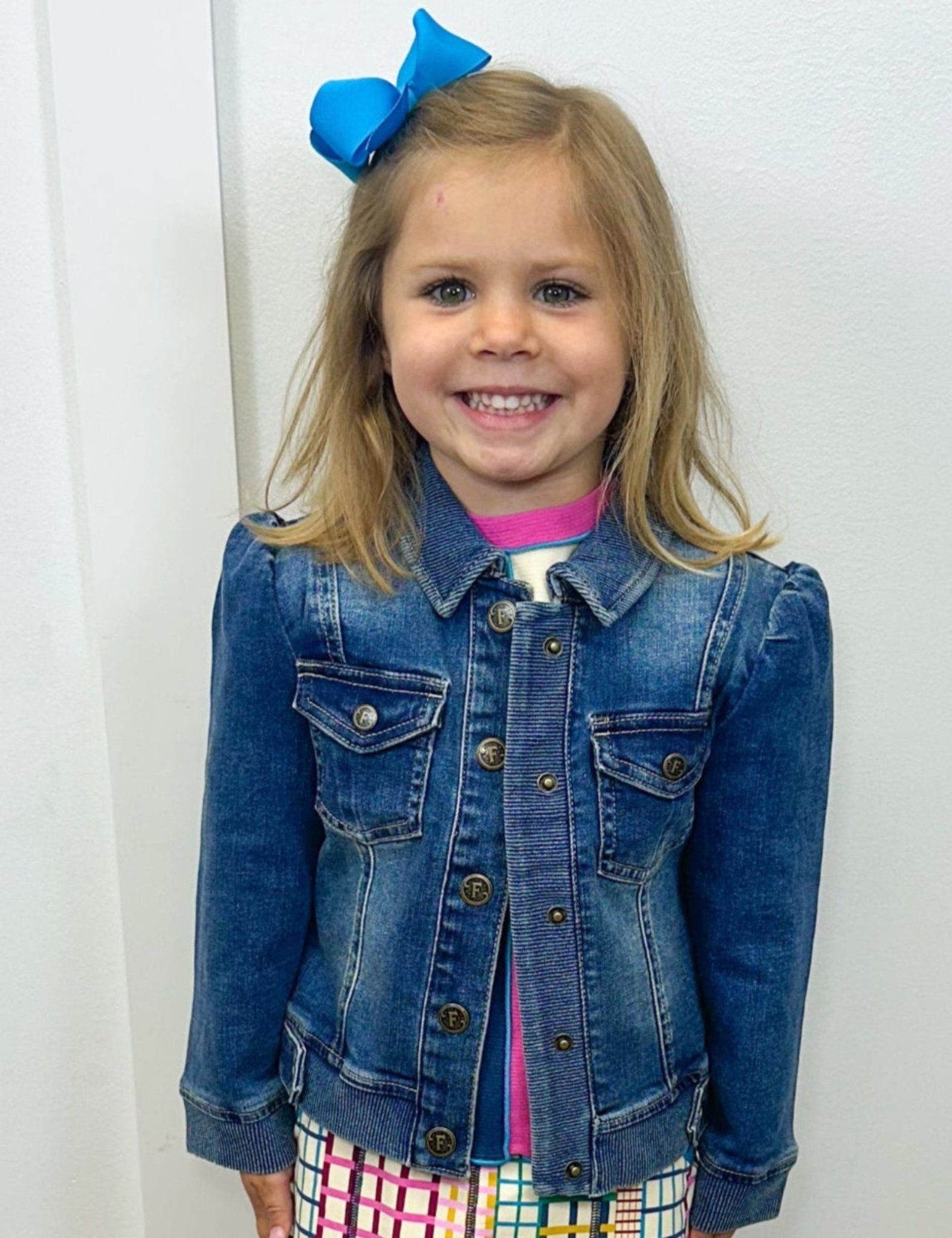 Adventure Jacket - Medium Dark Wash Girls Outerwear Finding Foxtale