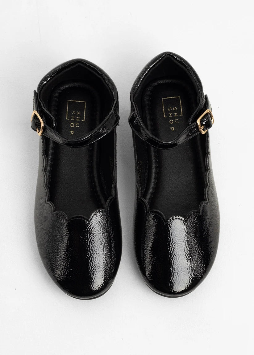 Agatha Mini - Black Patent - Sugar Babies Children's Boutique/Meg's Shoppe
