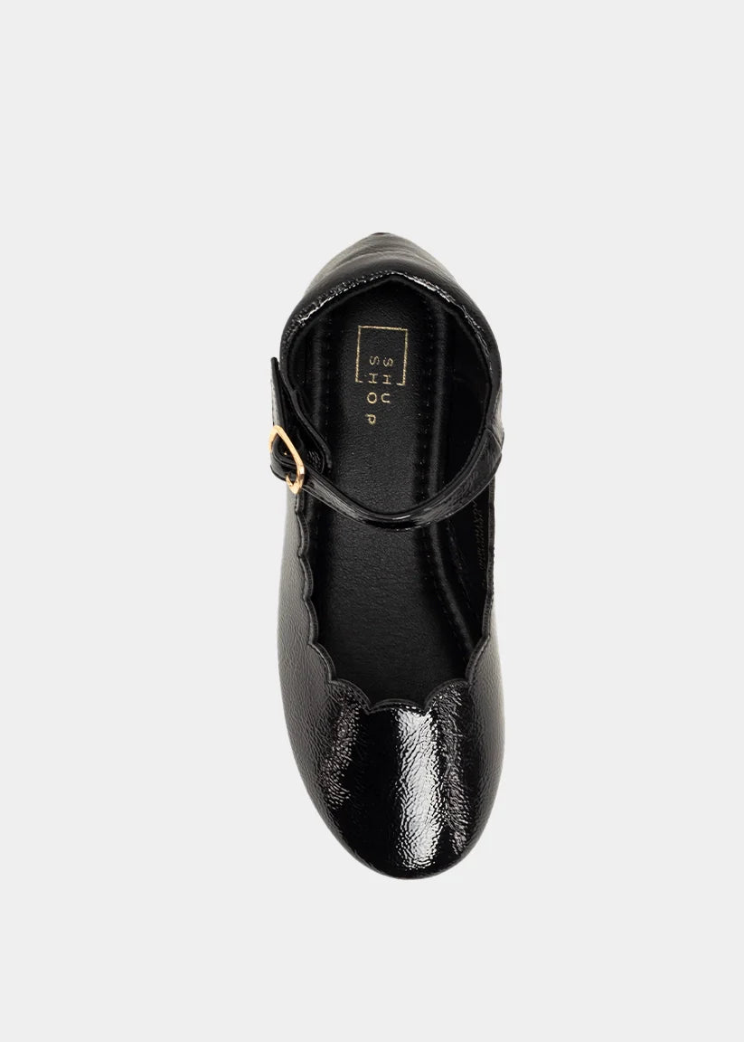 Agatha Mini - Black Patent - Sugar Babies Children's Boutique/Meg's Shoppe