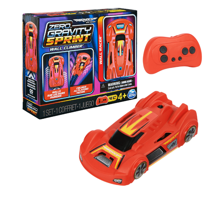 Air Hogs Zero Gravity Sprint RC Car Wall Climber - Red Toys Spin Master
