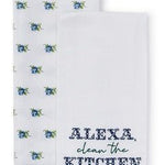 Alexa Kitchen Dish Towel Set - Assorted Kitchen + Entertaining Two's Company Kitchen