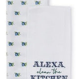 Alexa Kitchen Dish Towel Set - Assorted Kitchen + Entertaining Two's Company Kitchen