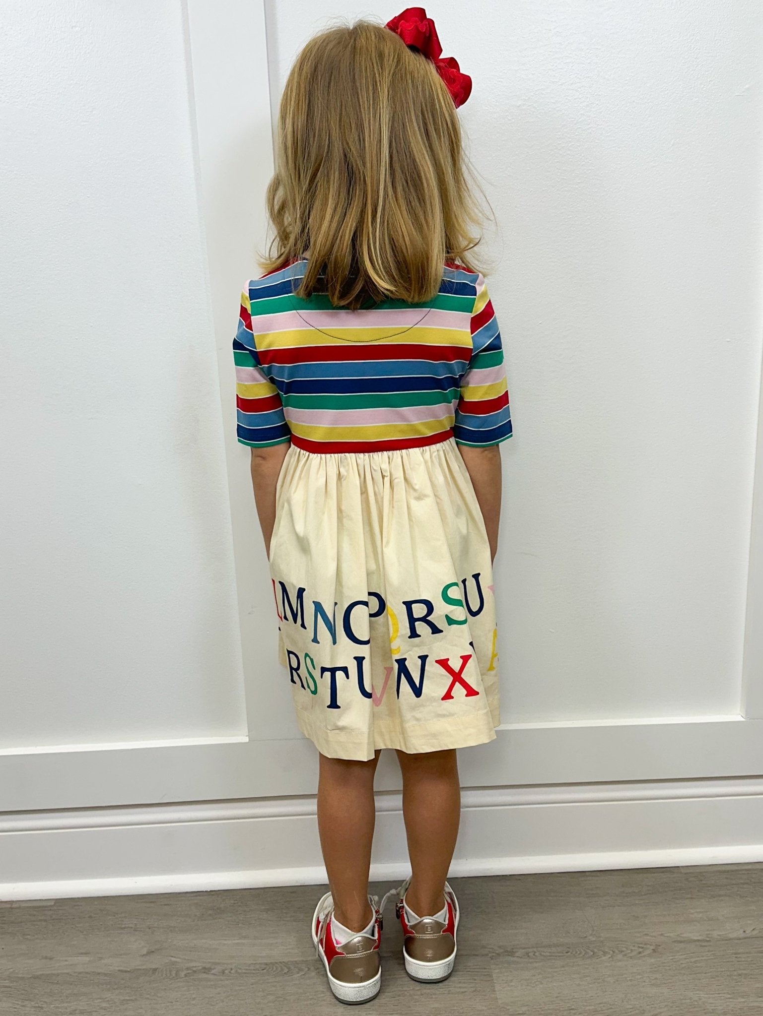 Alphabet Road Dress Girls Play Dresses Finding Foxtale