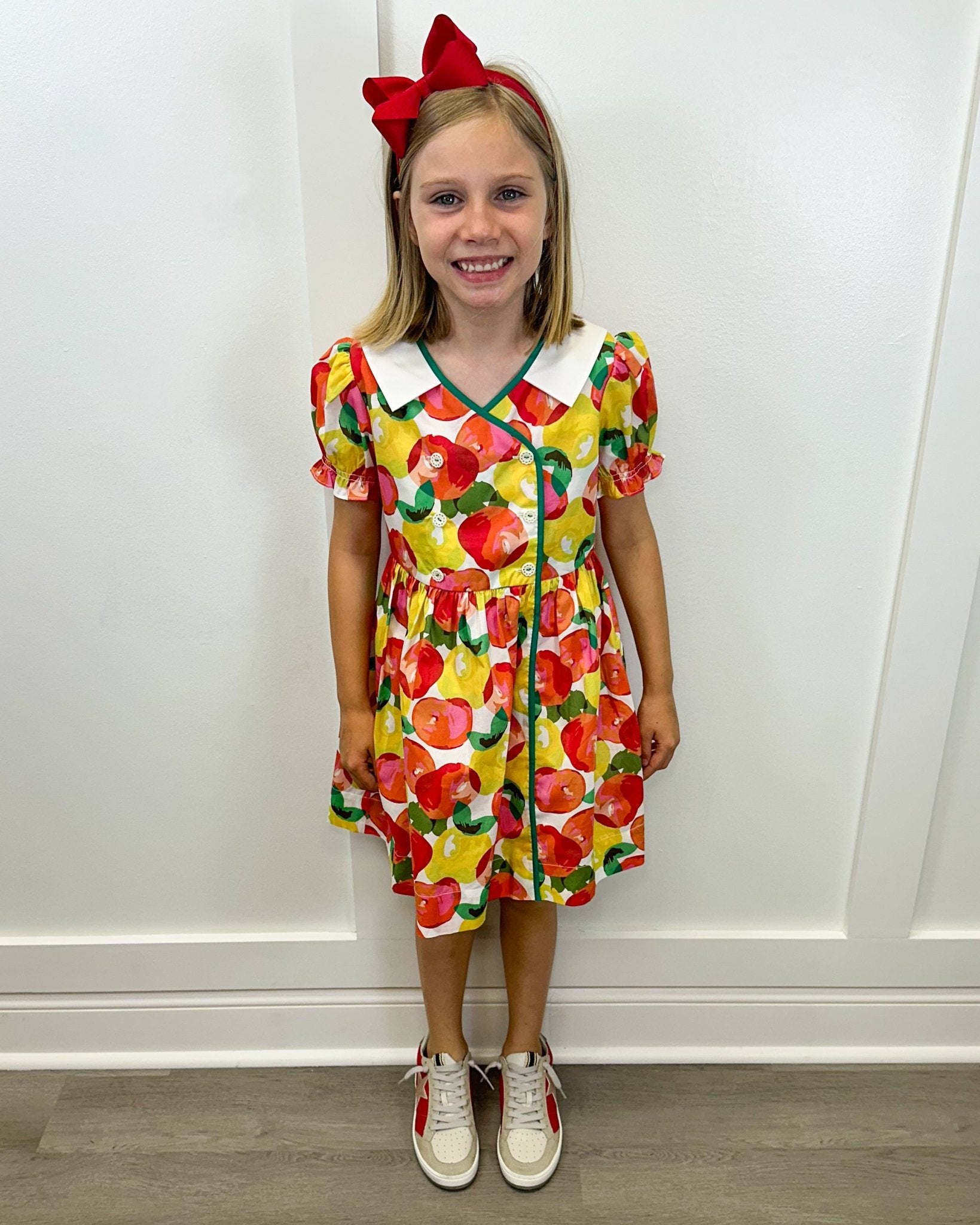 Apple Pie Dress Girls Play Dresses Finding Foxtale
