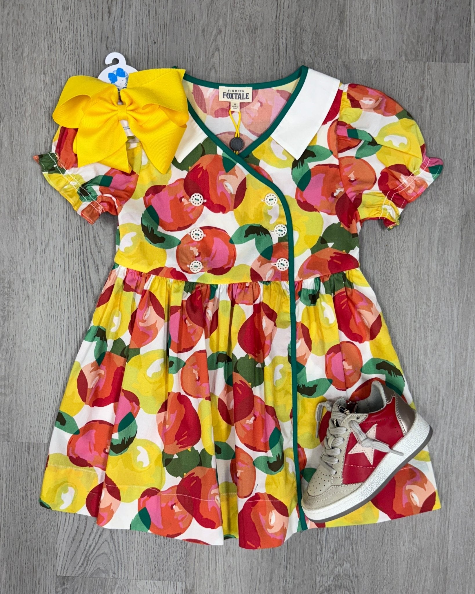 Apple Pie Dress Girls Play Dresses Finding Foxtale