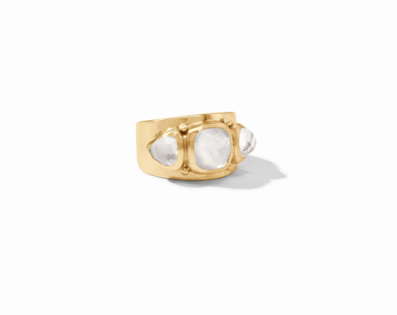 Aquitaine Ring - Iridescent Clear Crystal - Size 7 Rings Julie Vos