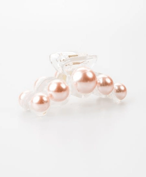 Audrey 6" Pearl Clip - Blush Hair Accessories Violet & Brooks