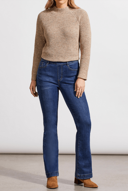 Audrey Pull On Flare Jeans - Bluemoon Jeans Tribal