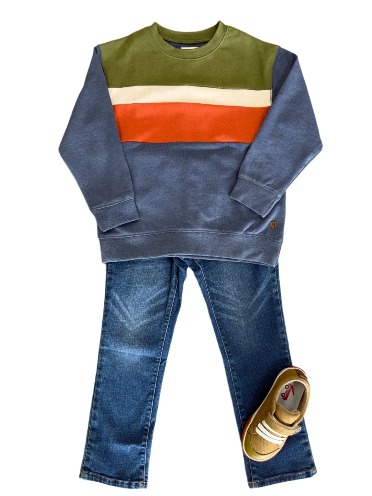 Autumn Color Block Athletic Pullover Boys Sweaters + Sweatshirts Hatley