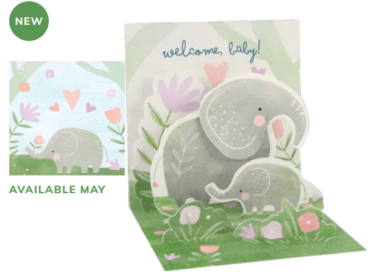 Baby Elephant Greeting Card Paper Goods Up With Paper