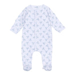 Baby's Teddy Footie - Light Blue Baby Sleepwear Magnolia Baby