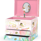 Ballerina Musical Jewelry Box 2-Drawer Toys U.S. Toy Company