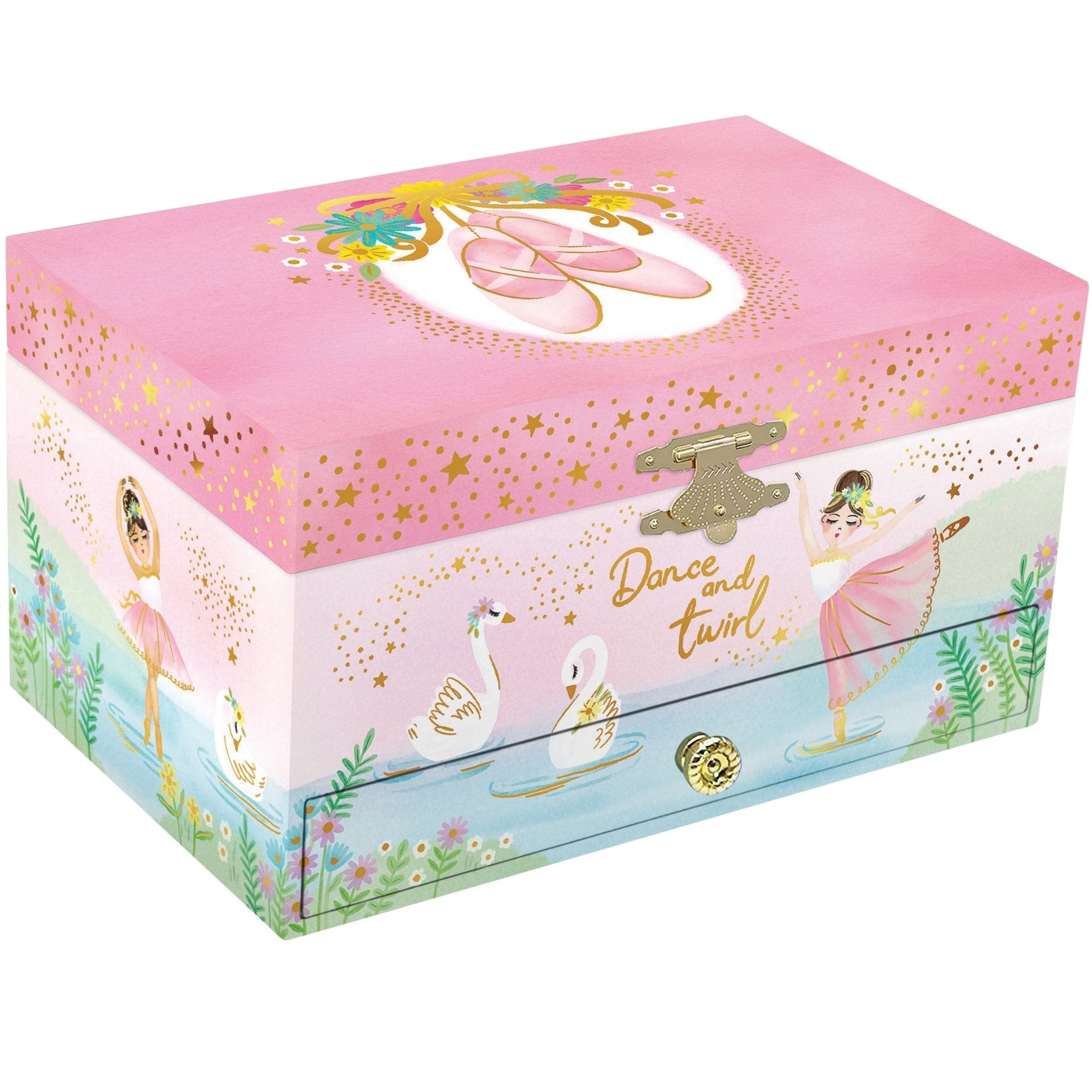 Ballerina Musical Jewelry Box Deluxe Toys U.S. Toy Company