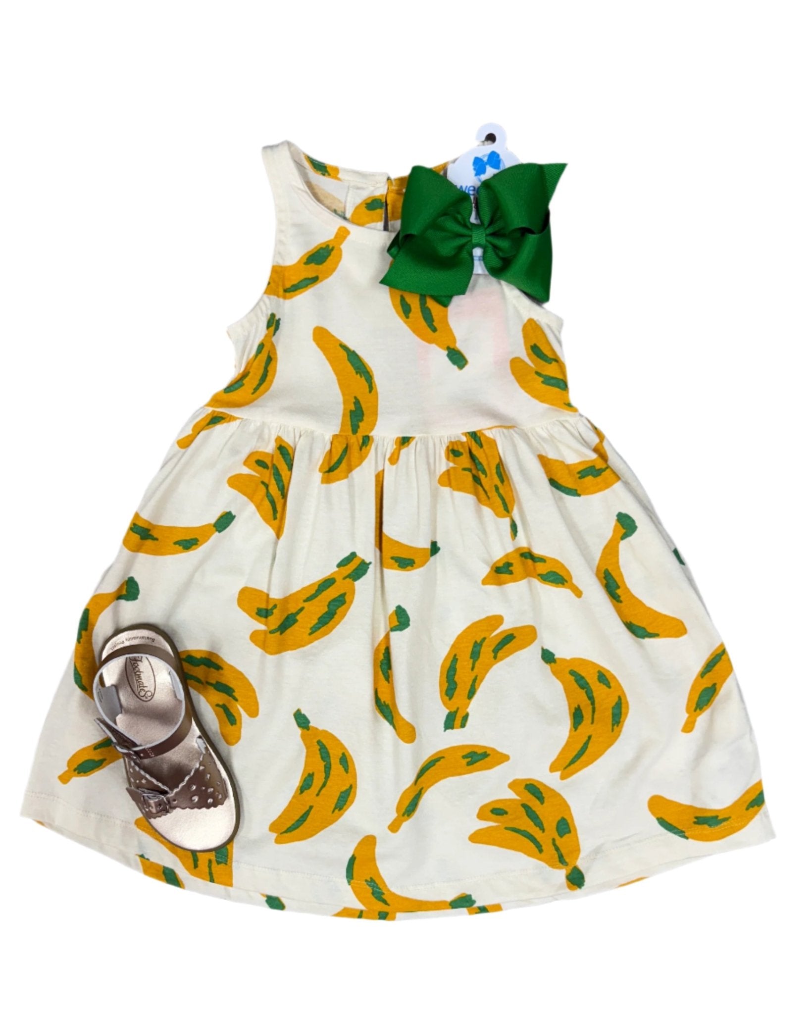 Banana Sleeveless Dress Girls Play Dresses Compagna Fantastica