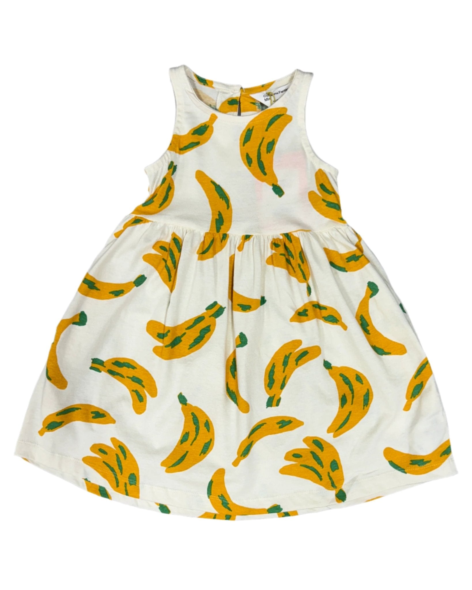 Banana Sleeveless Dress Girls Play Dresses Compagna Fantastica